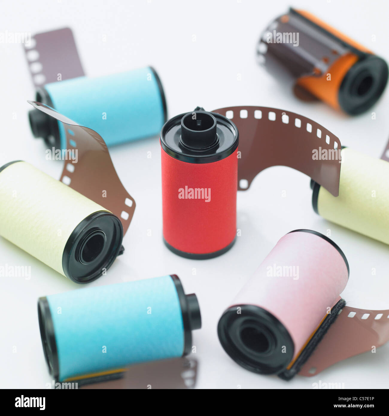 Fotografische Filme Stockfoto