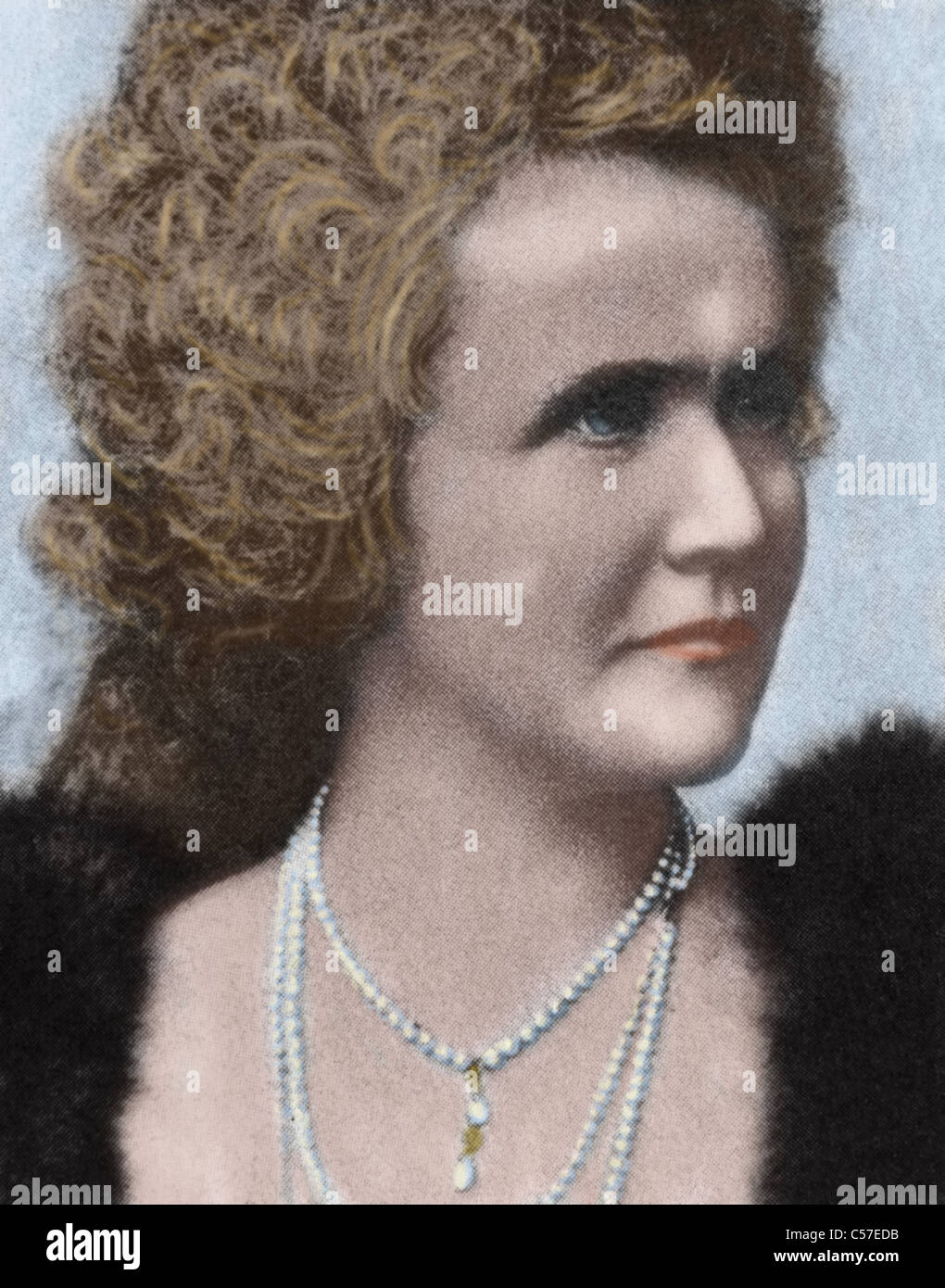 Elisabeth von Wied (1843-1916). Queen consort von Rumänien als die Frau von König Karl i. von Rumänien. Stockfoto