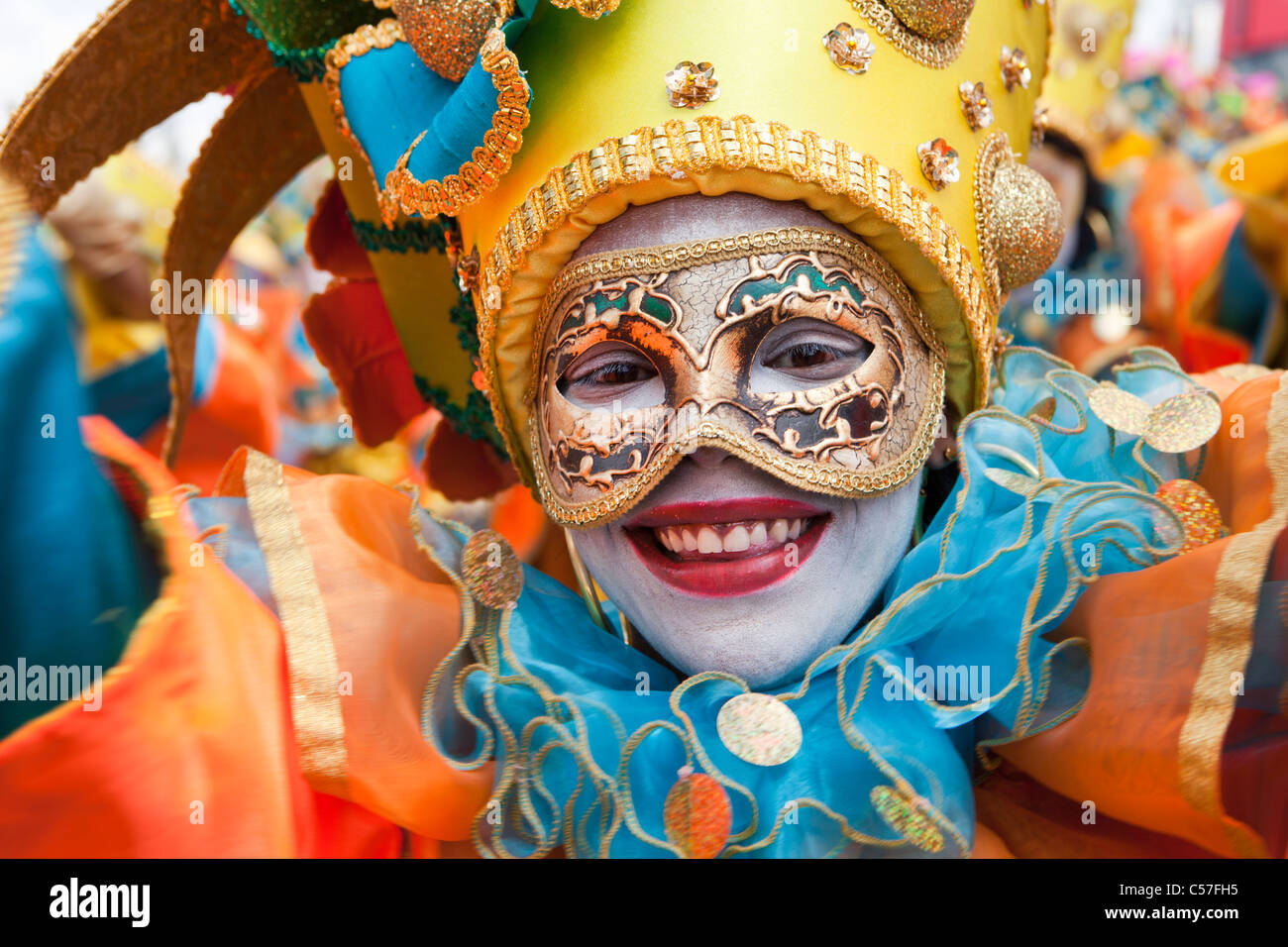 Niederlande, Rotterdam, Sommerkarneval, organisiert von den Antillen und Surinam nachkommen. Stockfoto
