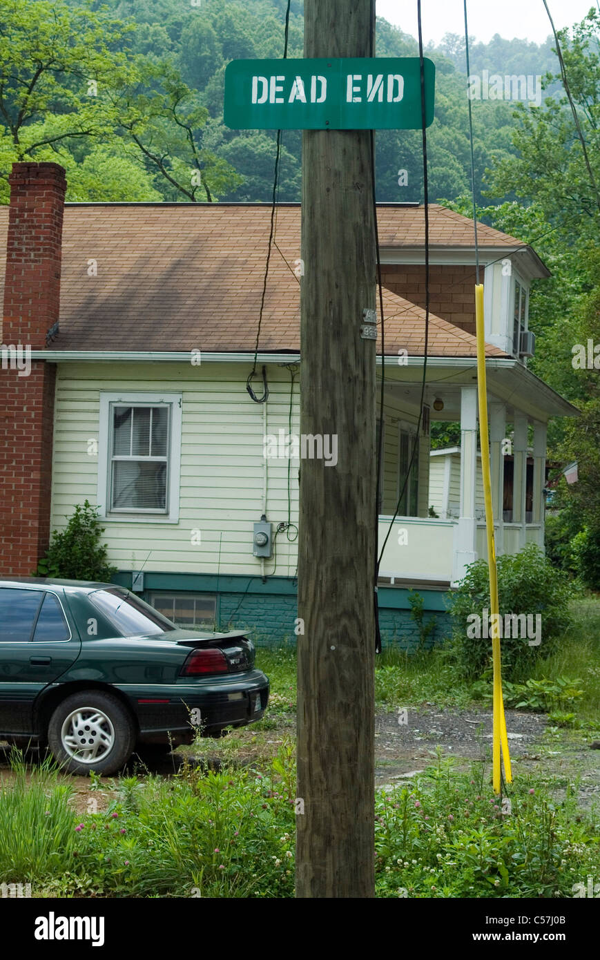 Northfolk Hollow, West Virginia Stockfoto
