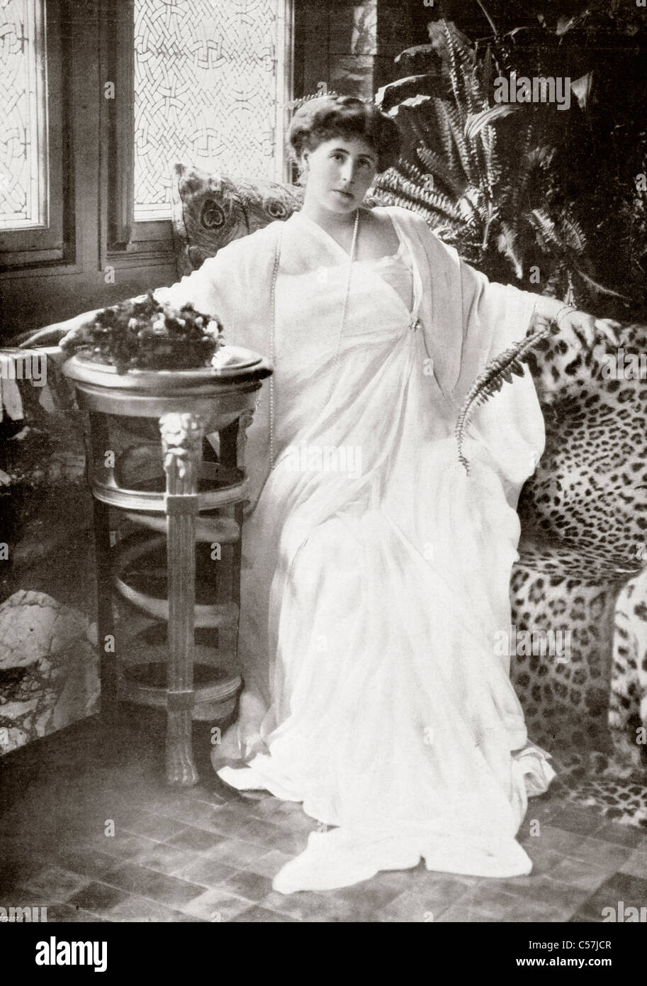 Marie von Rumänien (Marie Alexandra Victoria, früher Prinzessin Marie von Edinburgh) 1875 – 1938. Stockfoto