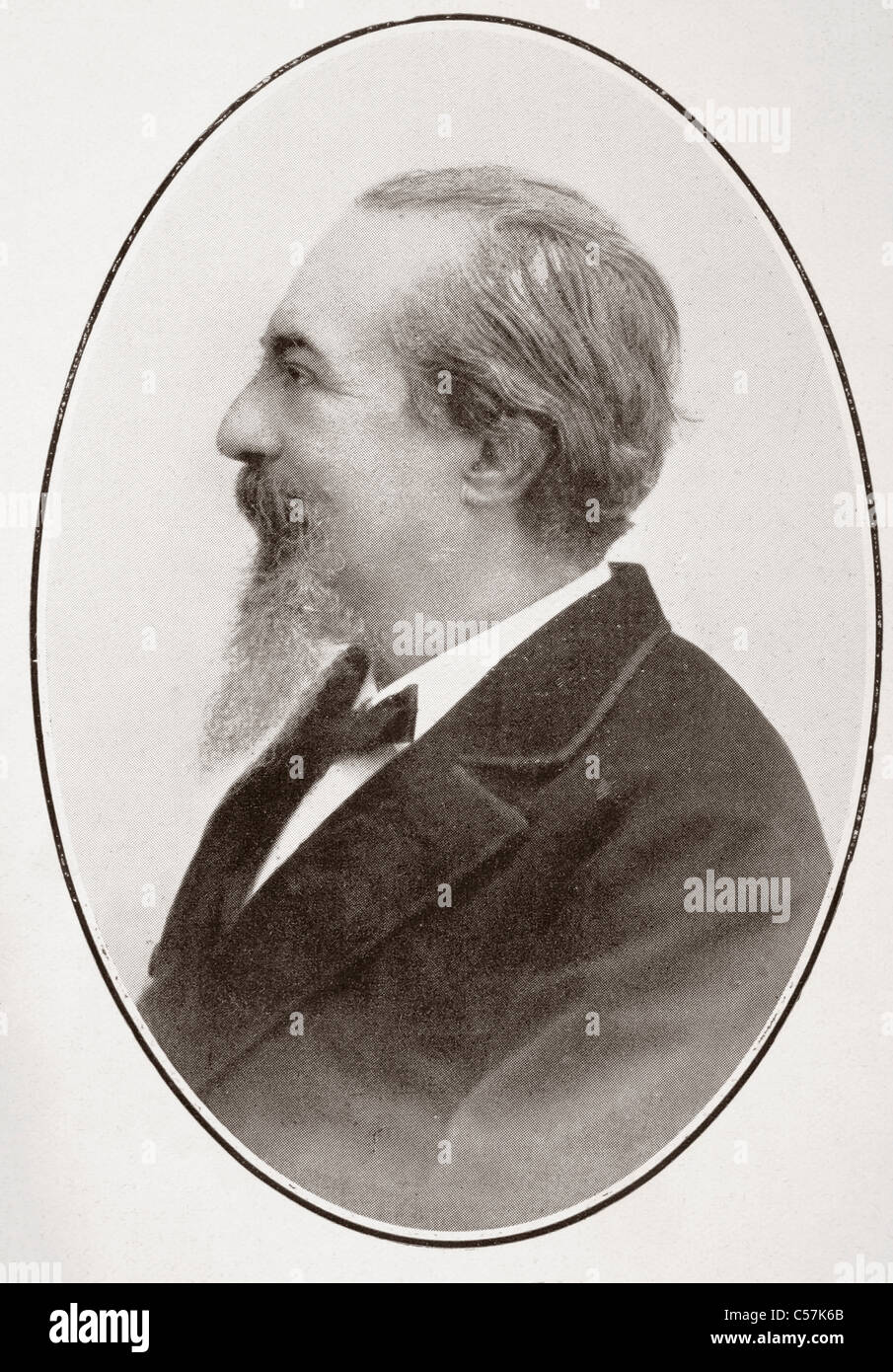 José Zorrilla y Moral, 1817-1893. Spanisch-romantische Dichter und Dramatiker. Stockfoto