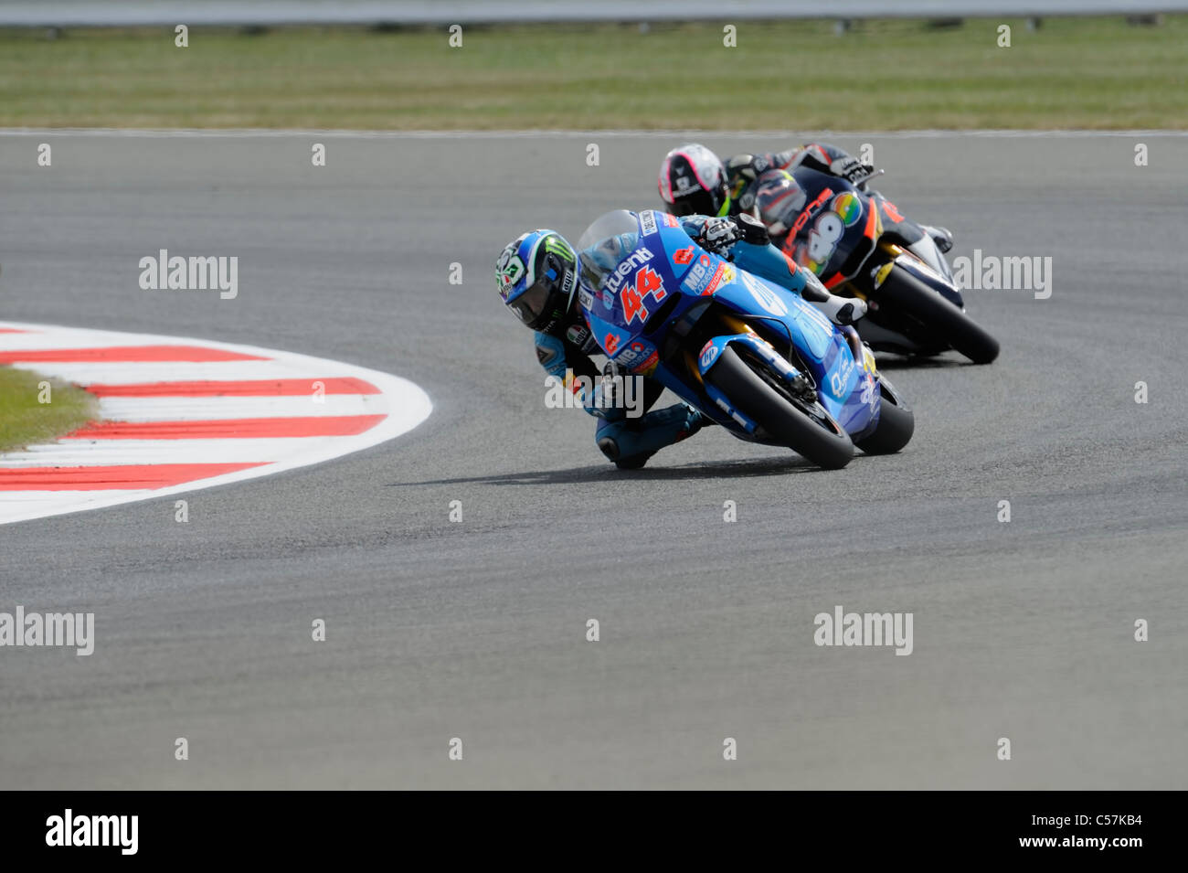 Motorrad-Rennsport, Moto 2, Meisterschaft, Stockfoto