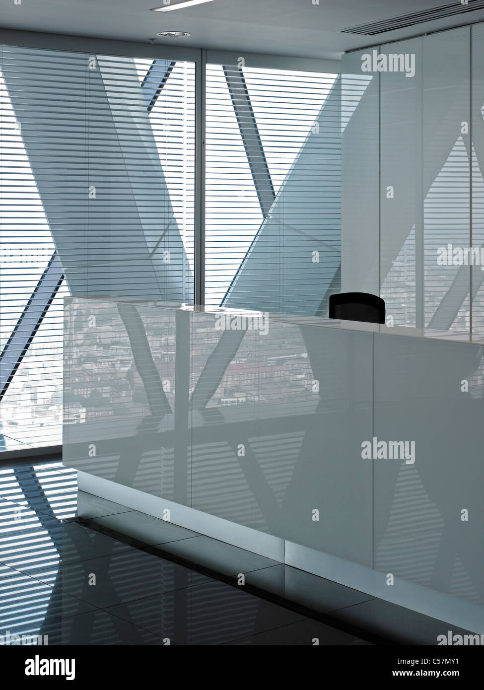 Brandeaux Büros, 30 St Mary Axe, London. Stockfoto