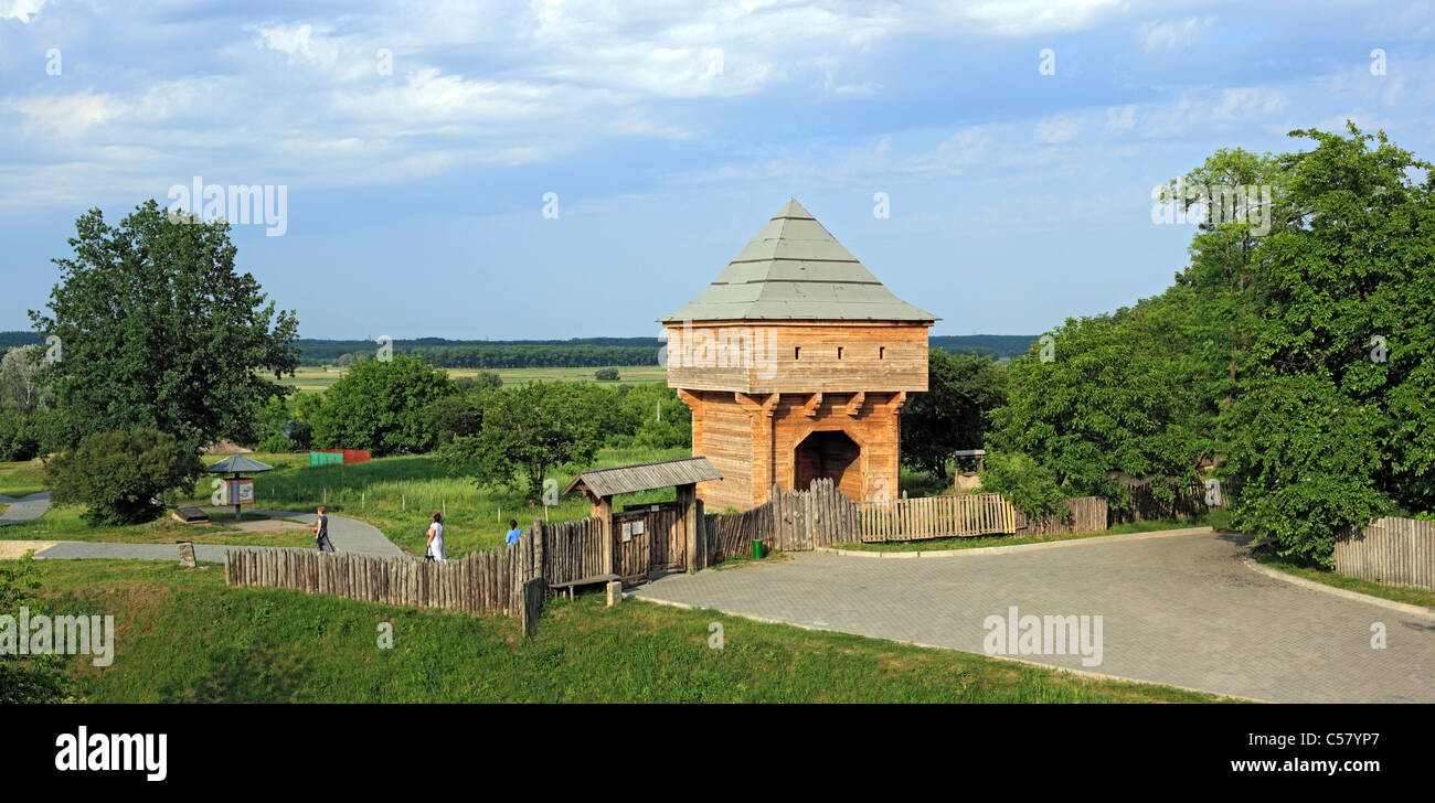 Europa, europäische, Ost-Europa, Osteuropa, Cherkasy Oblast, Ukraine, Ukrainisch, Architektur, bauen, Haus, Subbotov, seine Stockfoto