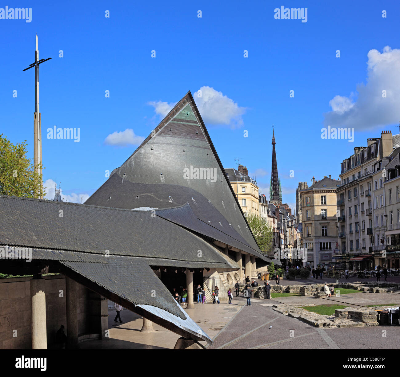 Frankreich, Französisch, Europa, europäische, Westeuropa, Architektur, Gebäude, Stadt, Rouen, Seine-Maritime Abteilung, Haute-Normandie Stockfoto