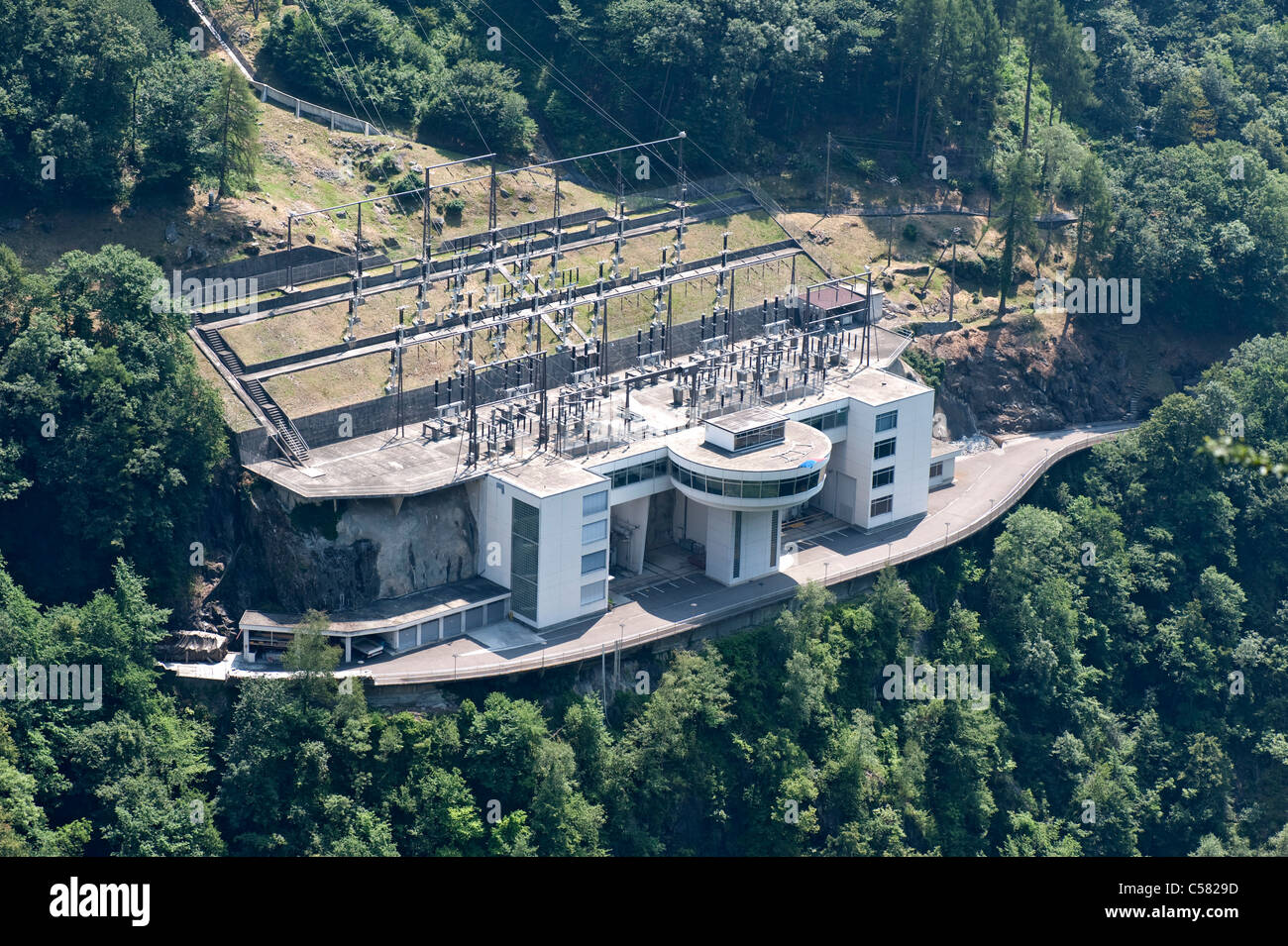 Tal der Verzasca, Lago di Vogorno, Energie, Strom, Ticino, Schweiz, Europa Stockfoto