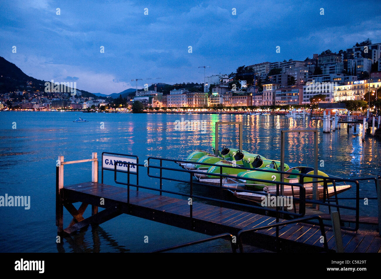 Lugano Switzerland Europe Lake Sea Stockfotos und -bilder Kaufen - Alamy