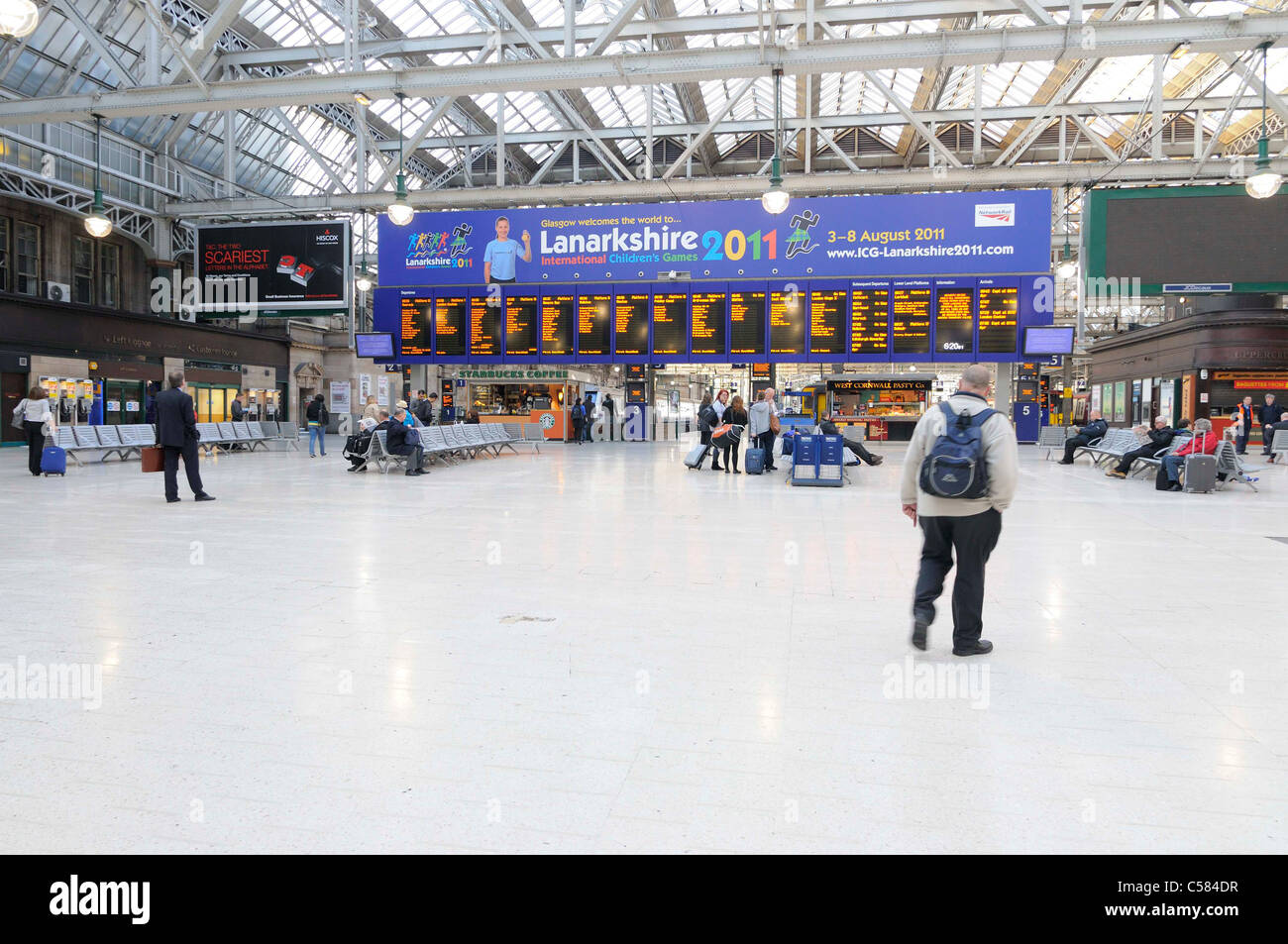 Glasgow Central Station Stockfoto