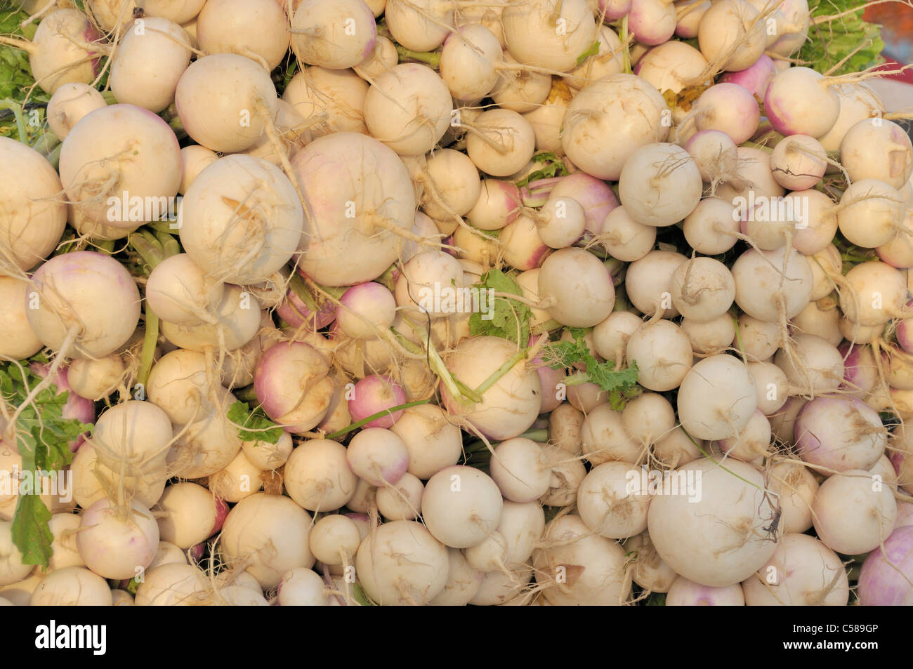 Essen, Essen, Zwiebeln, Gemüse, Marokko, Maghreb, Nordafrika, Markt, viele Stockfoto