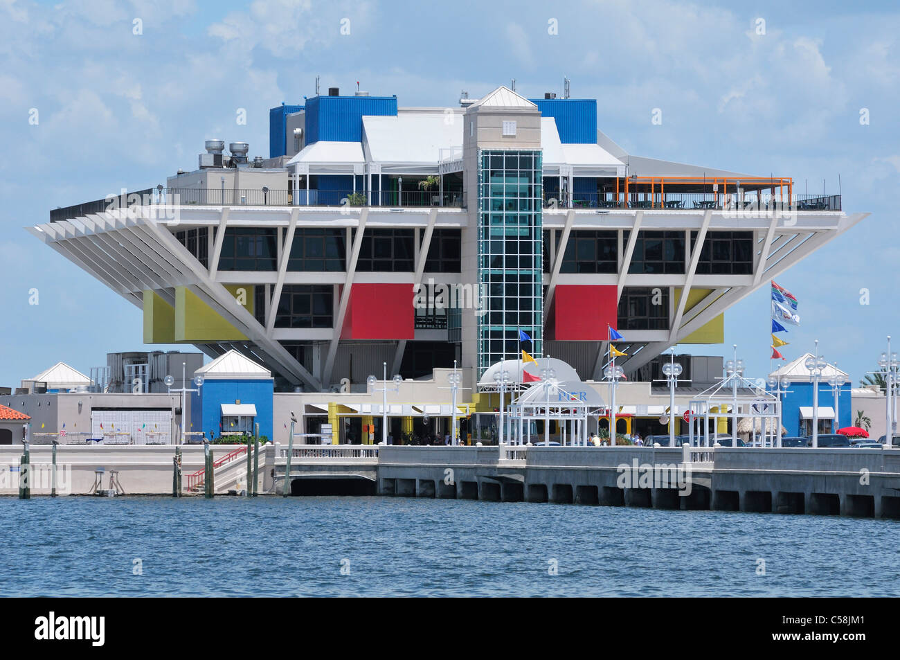 Die Pier St Petersburg Florida Usa Usa Amerika Bau Architektur Stockfotografie Alamy