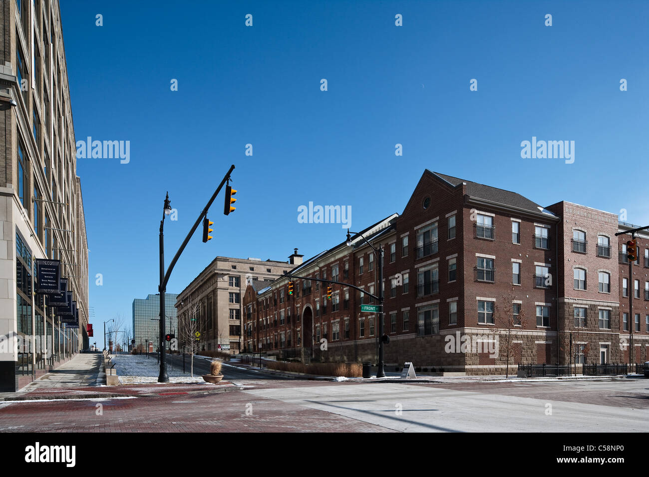 Innenstadt von Columbus Ohio Stockfoto