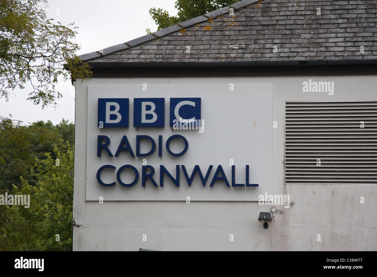 BBC Radio Cornwall Bürogebäude, Truro Stockfoto