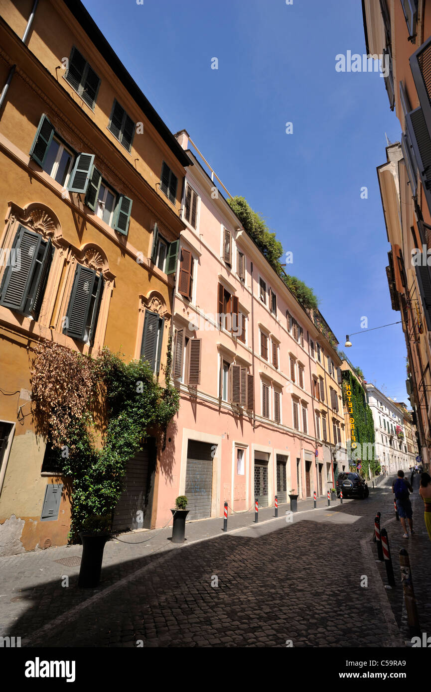 Italien, Rom, Monti Viertel, Via del Boschetto Straße Stockfoto