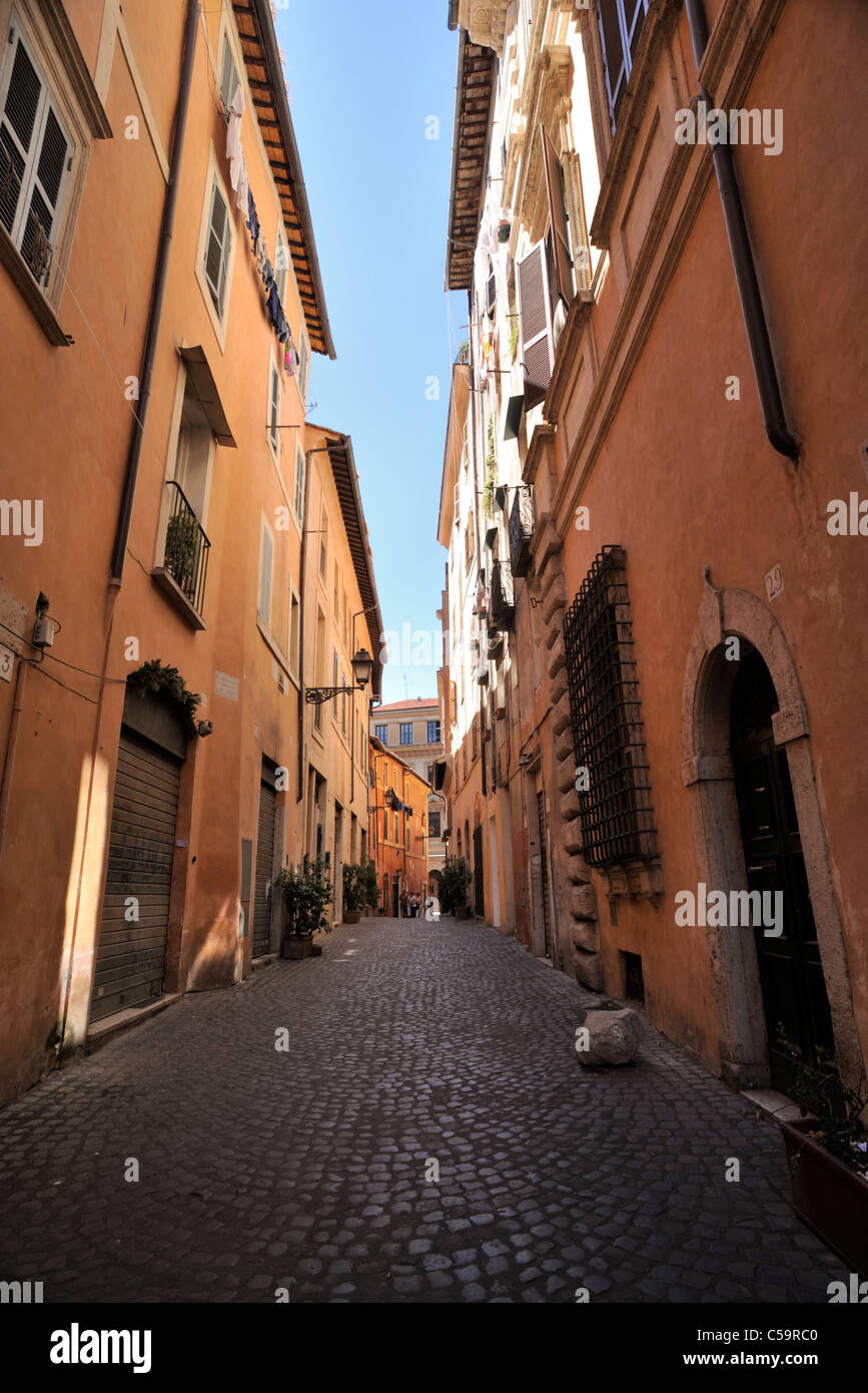 Italien, Rom, Jüdisches Ghetto, Via della Reginella Stockfoto