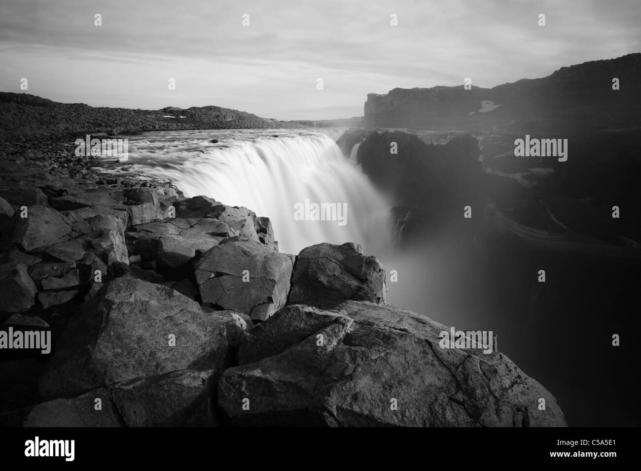 Dettifoss, mächtigsten Wasserfall Europas, Island. Juni 2011 Stockfoto