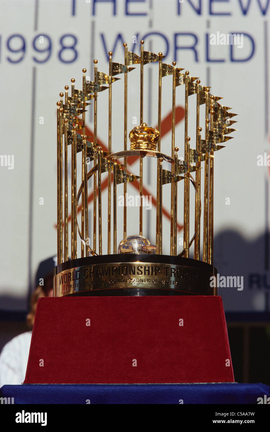 Baseball-World Series-Trophy. Stockfoto