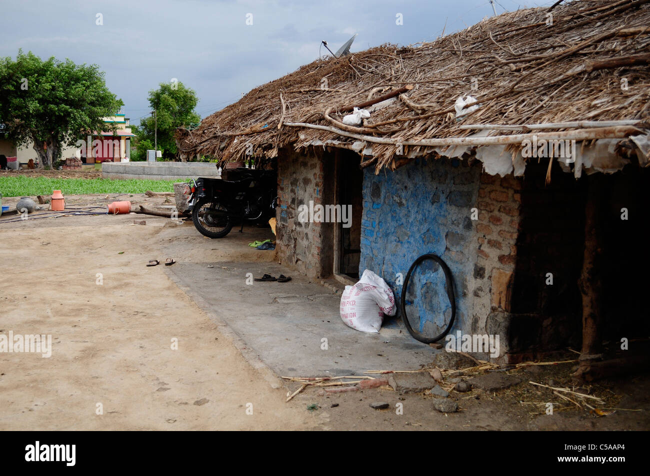 Landseite Startseite Stockfoto