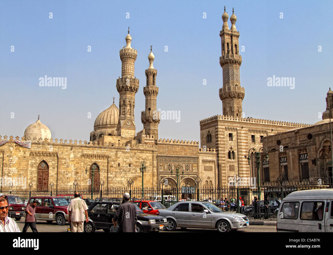 Moscheen in der Altstadt von Kairo Bereiche Stockfoto