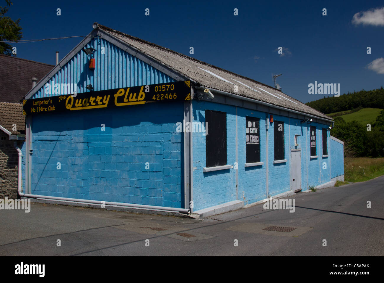 Steinbruch-Club, Lampeter Stockfoto