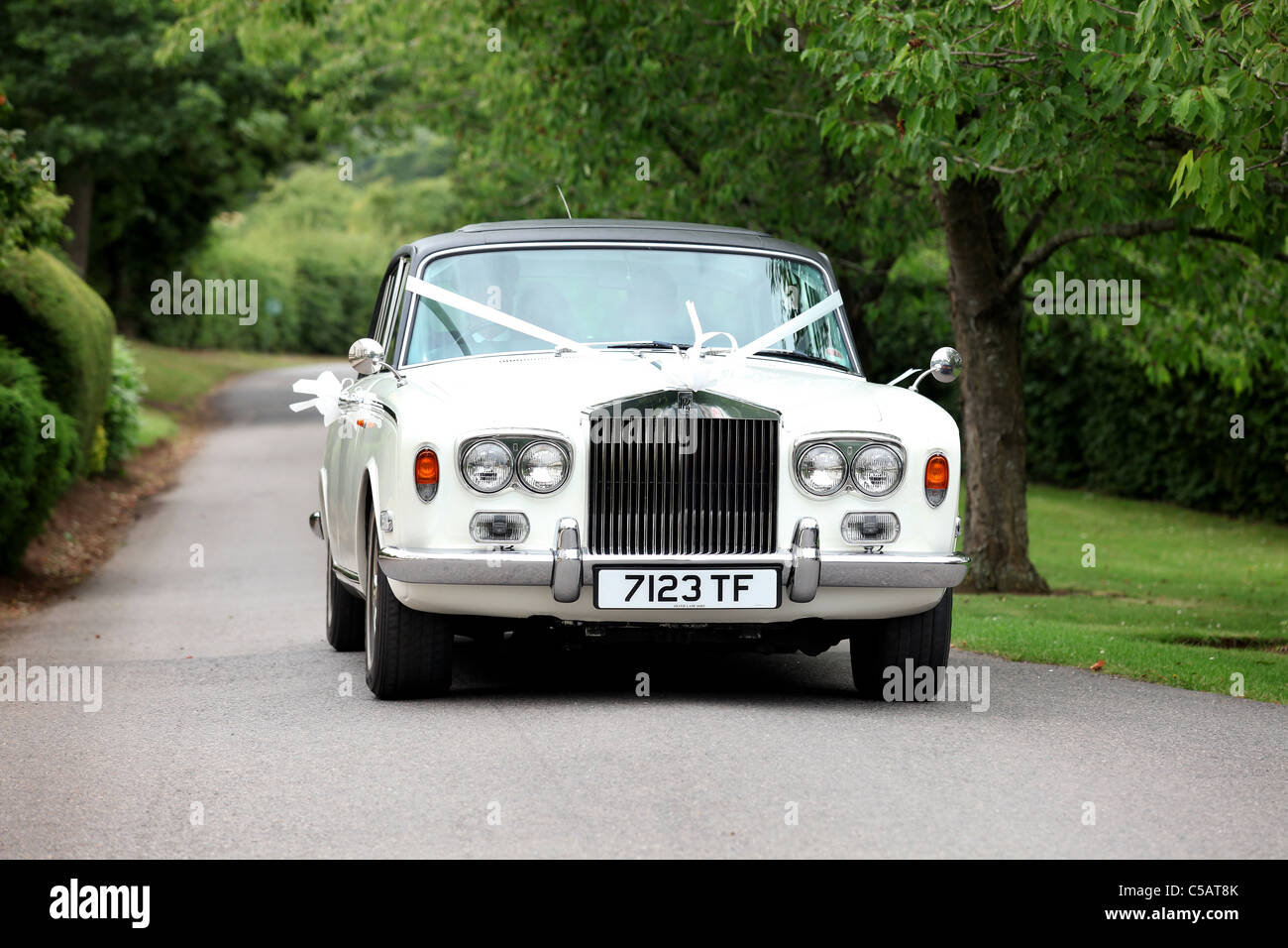 Bild von Mark Passmore/markpassmore.com. 09.12.2010. Generische Bild eines Rolls-Royce-Autos für Hochzeiten genutzt. Stockfoto