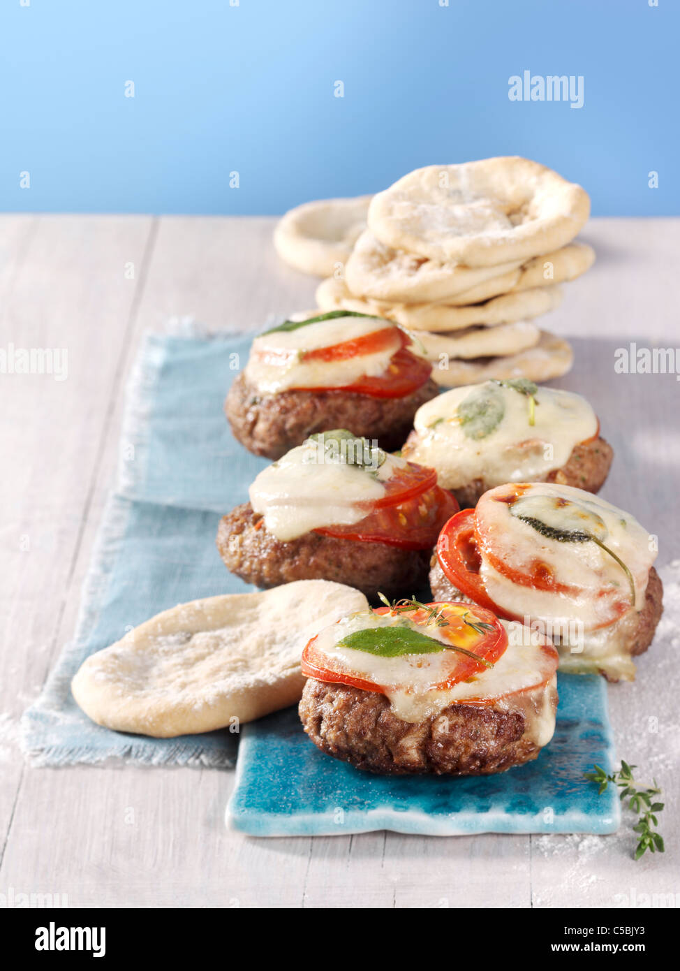 Italienische Frikadellen aus dem Ofen Stockfotografie - Alamy