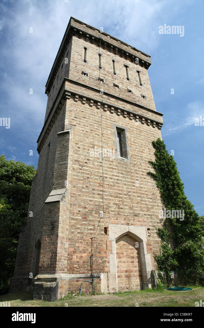 Wasserturm Ashby-de-la-zouch Stockfoto