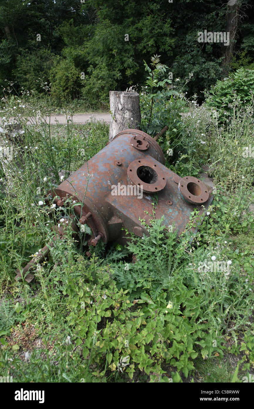 Reste des Bergbaus im Vereinigten Königreich Stockfoto