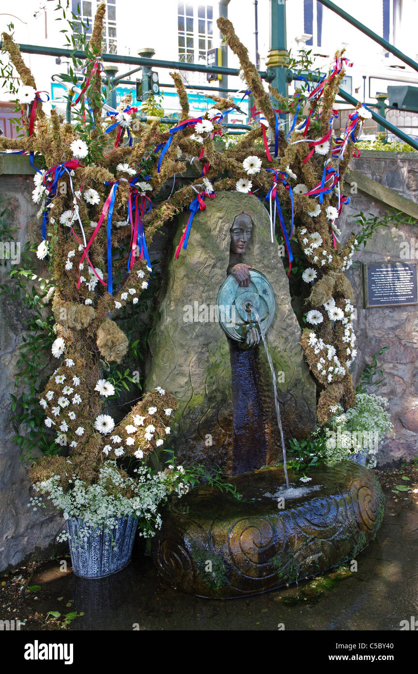 Malvhina Auslauf, Great Malvern. 2011 gut kleiden. Stockfoto