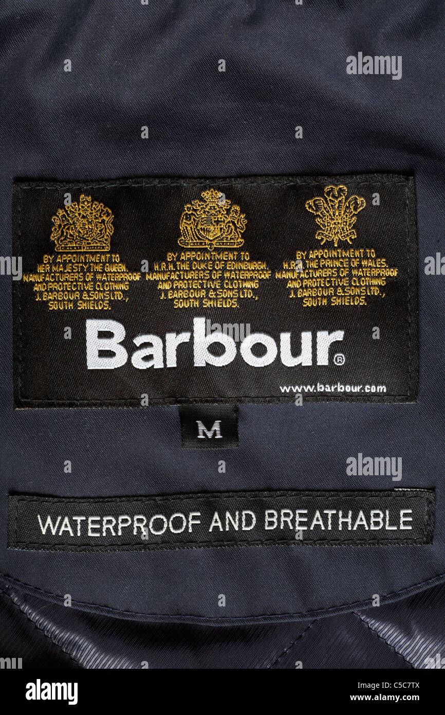 Barbour royal warrant discount