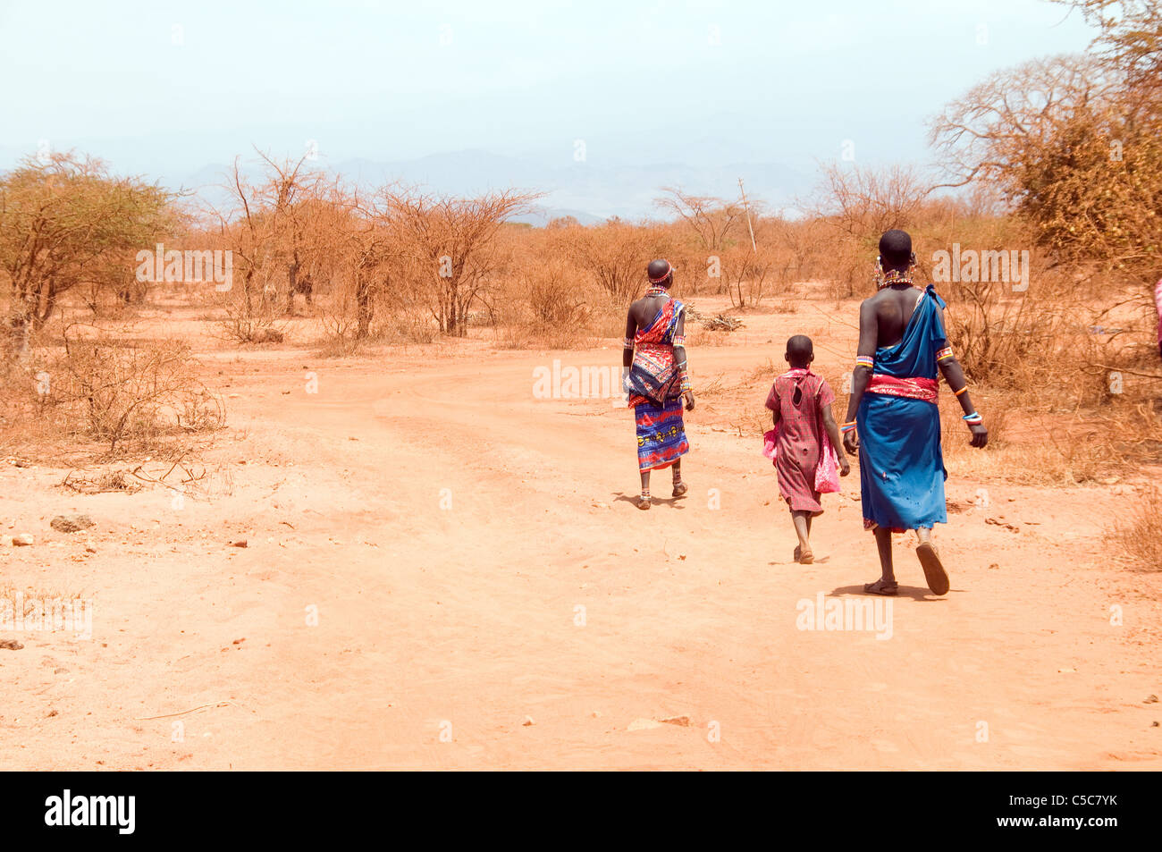 Masai Frauen in Kenia Stockfoto
