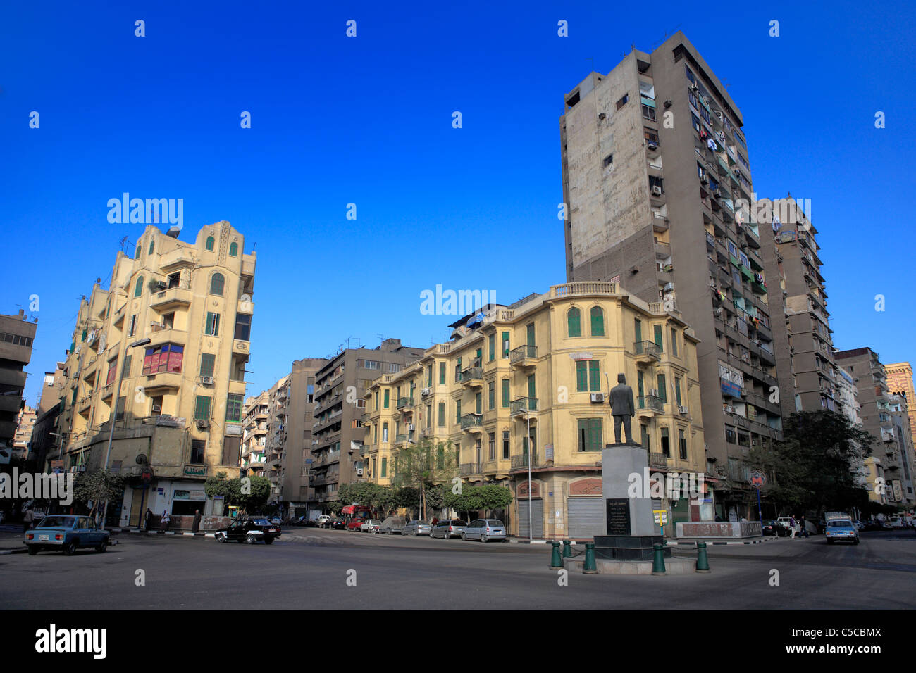 Midan Talaat Harb Square, Kairo, Ägypten Stockfoto