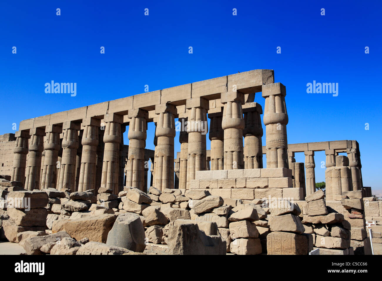 Luxor-Tempel, Luxor, Ägypten Stockfoto