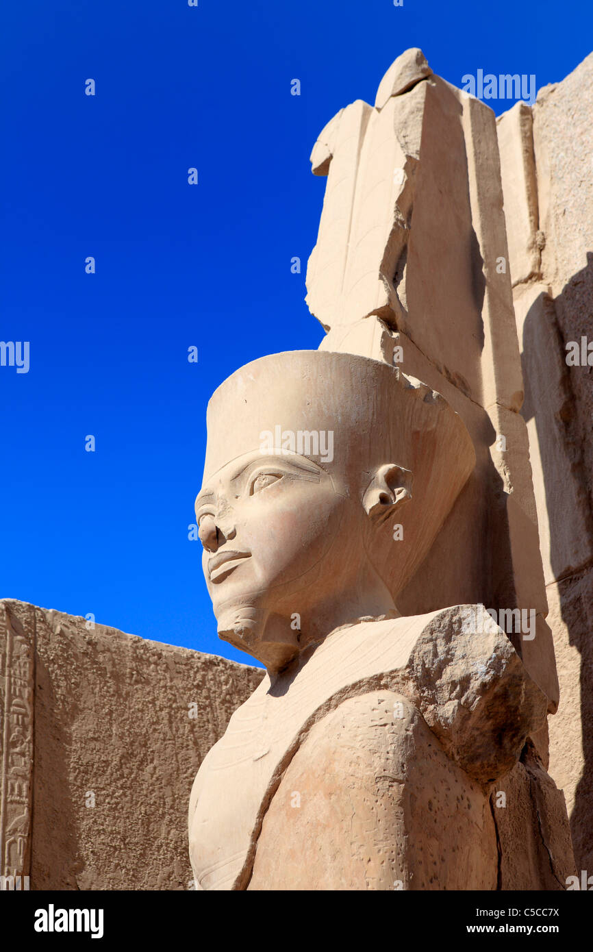 Amun-Re-Tempel, Karnak, Ägypten Stockfoto