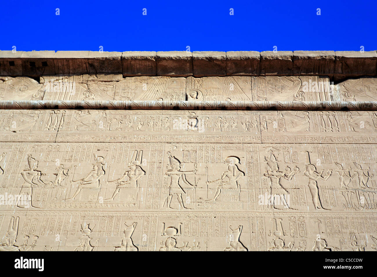 Hathor Tempel, Dendera, Ägypten Stockfoto