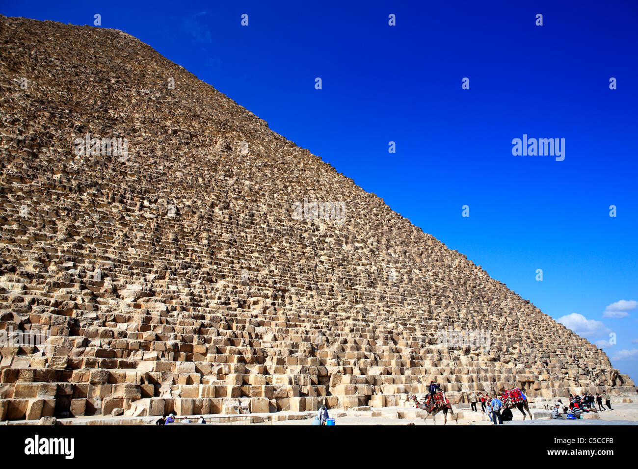 Pyramiden, Gizeh, Ägypten Stockfoto