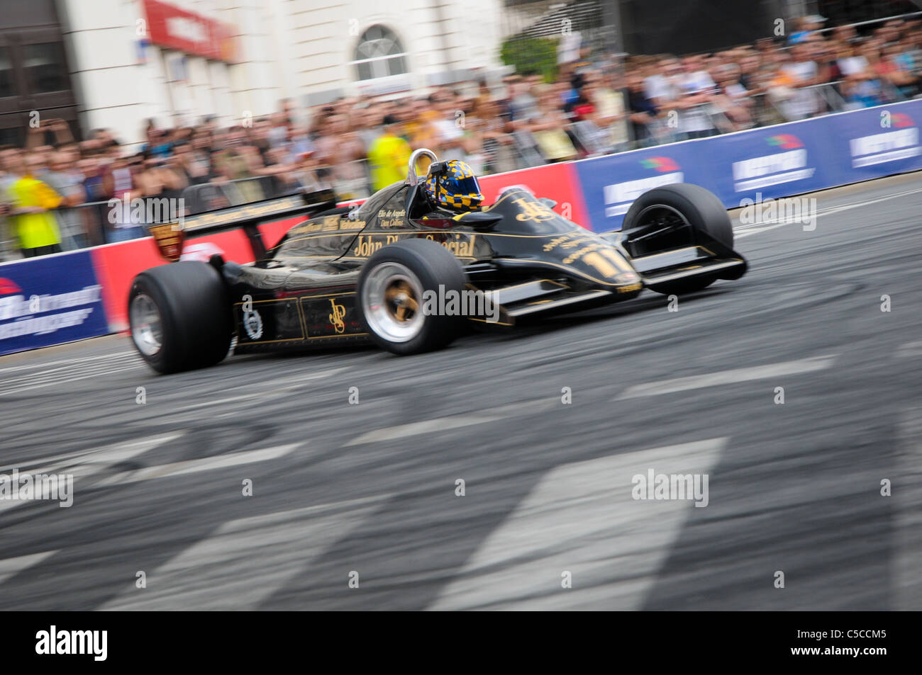 18.06.2011 Warschau, Polen: legendäre Formel1 Rennwagen Lotus 91 während VERVA Racing Street Show Stockfoto