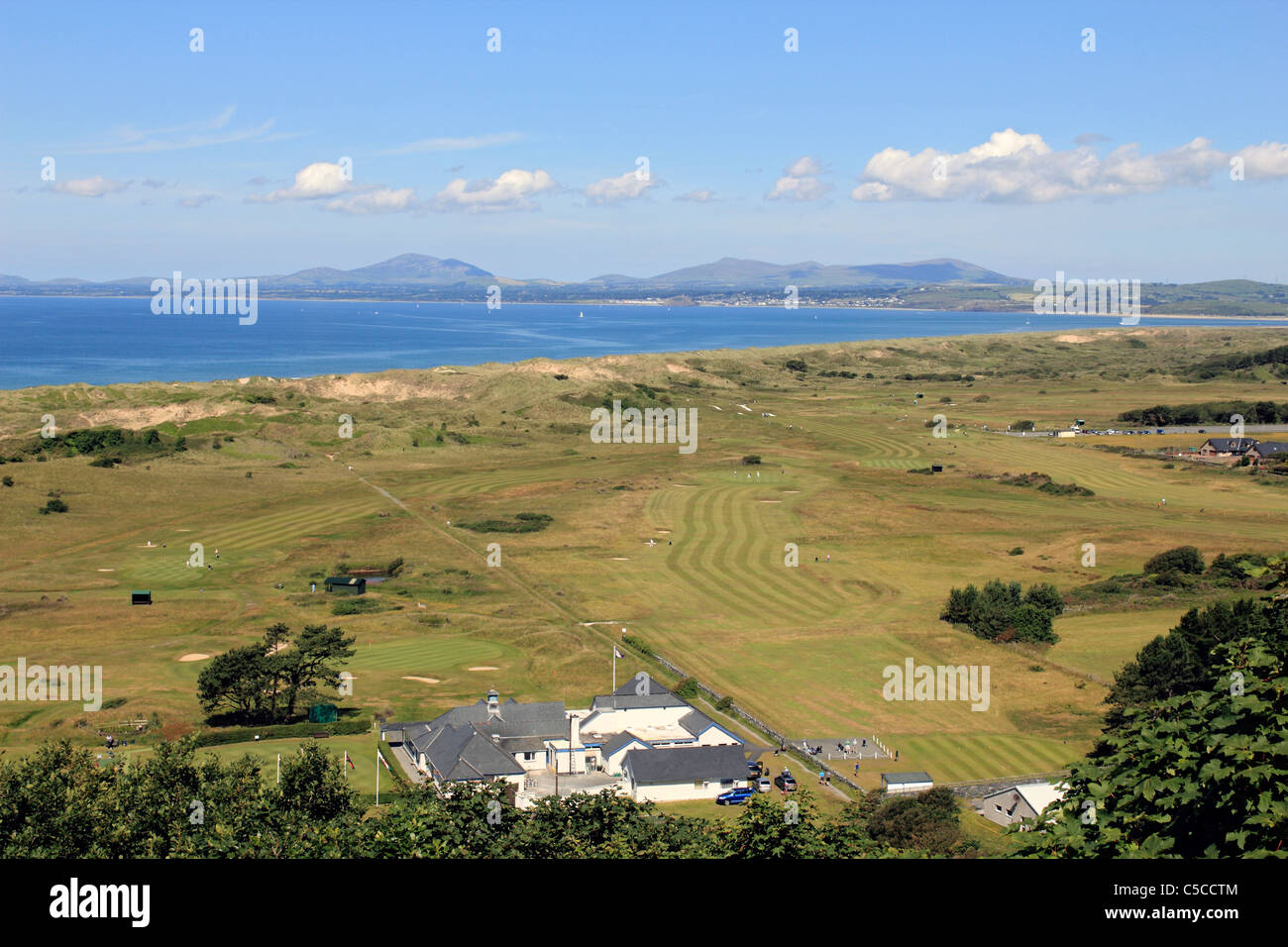 Royal St Davids Golfclub, Harlech, Gwynedd, Wales, UK Stockfoto