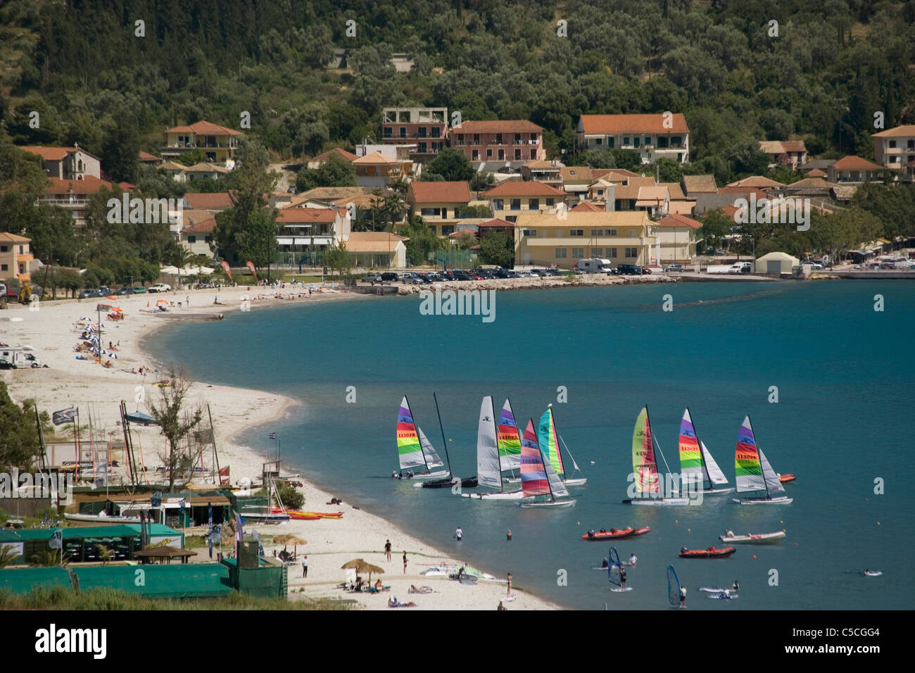 Ionischen Inseln Lefkada Vassiliki Griechenland Stockfotografie - Alamy