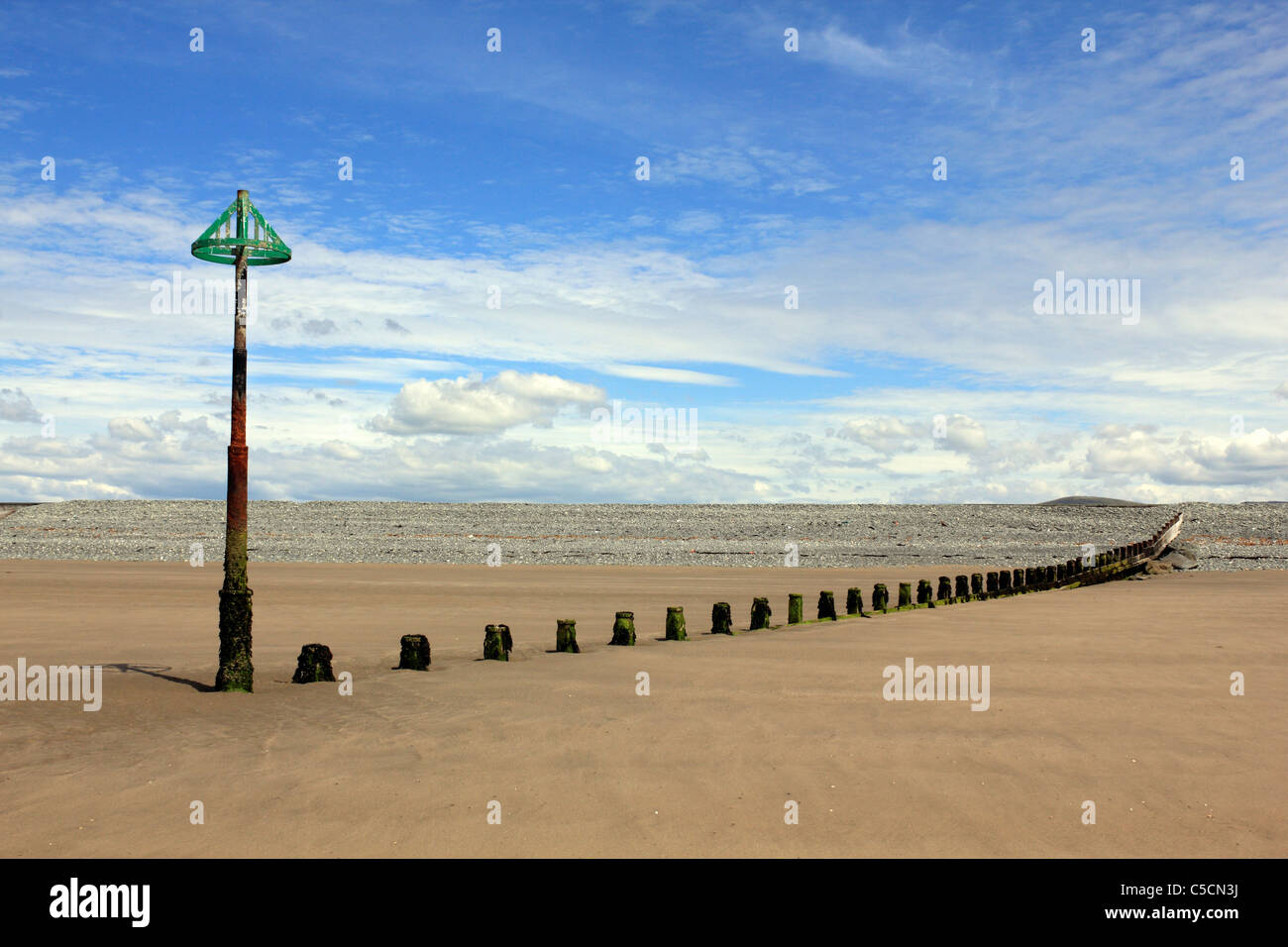 Ynyslas Strand in der Nähe von Aberystwyth Ceredigion Wales UK Stockfoto