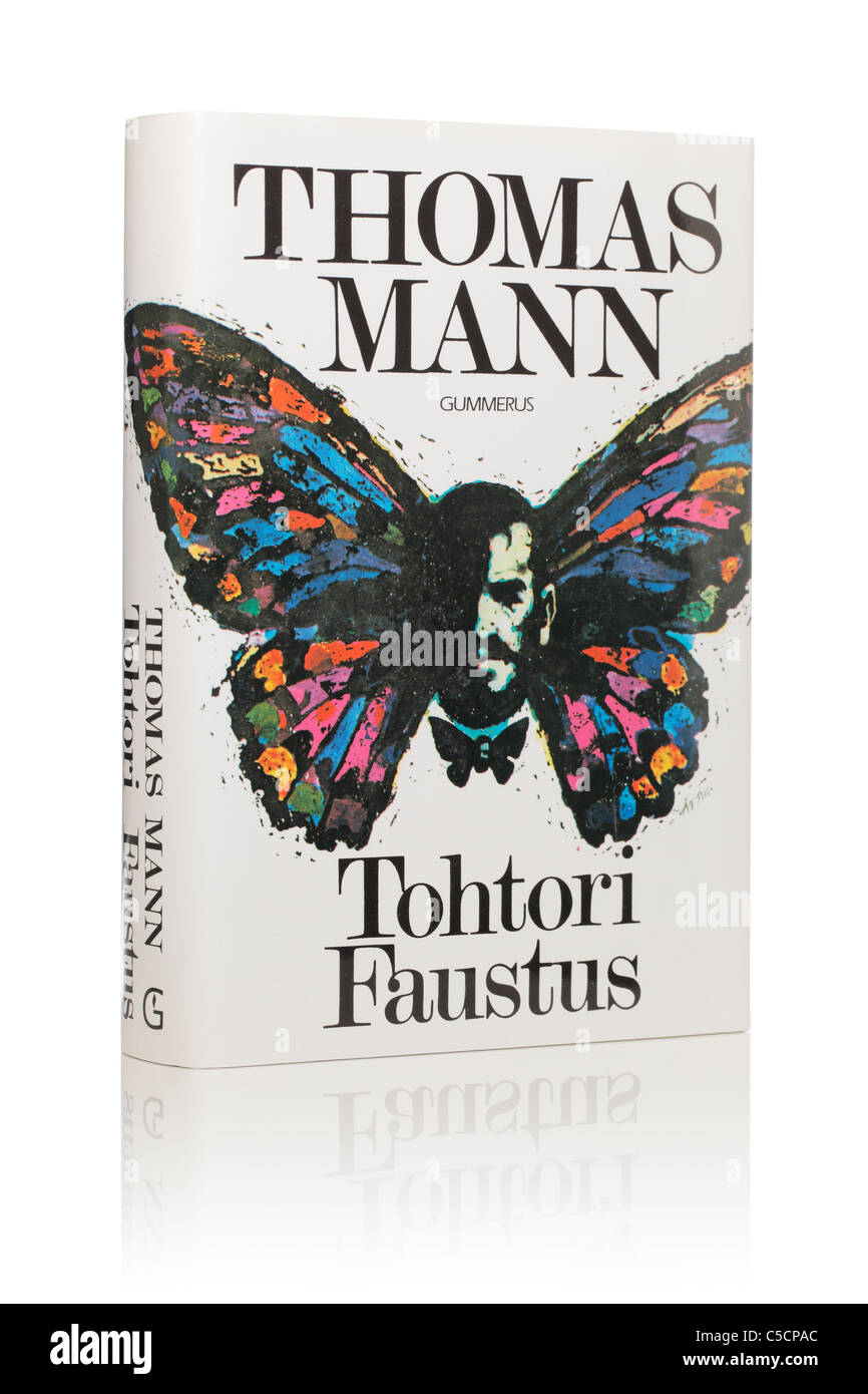 Manns Roman "Doktor Faustus". Hier in finnische Ausgabe aus dem Jahr 2001. Stockfoto