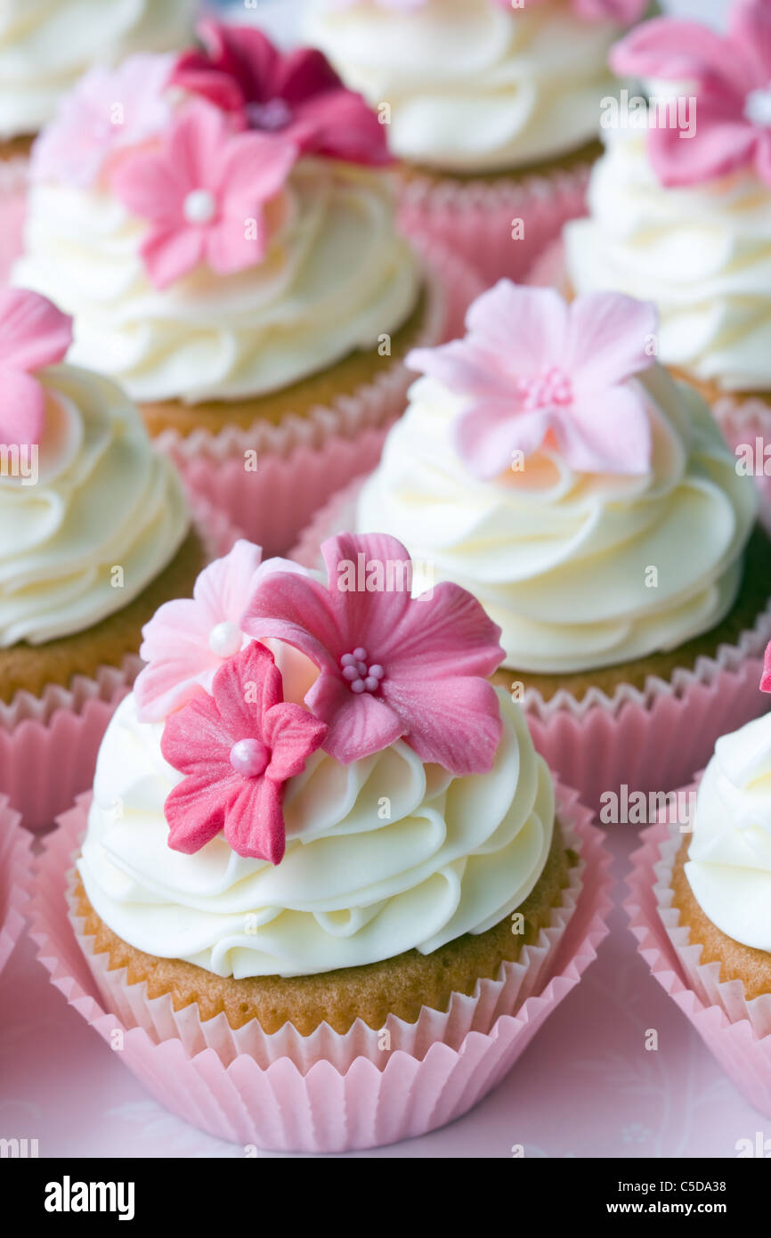 Hochzeit cupcakes Stockfoto