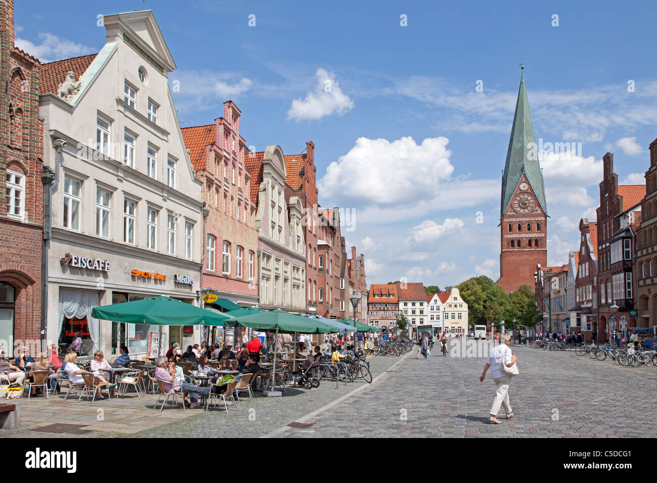 Platz Am Sande, Lüneburg, Niedersachsen, Deutschland Stockfoto