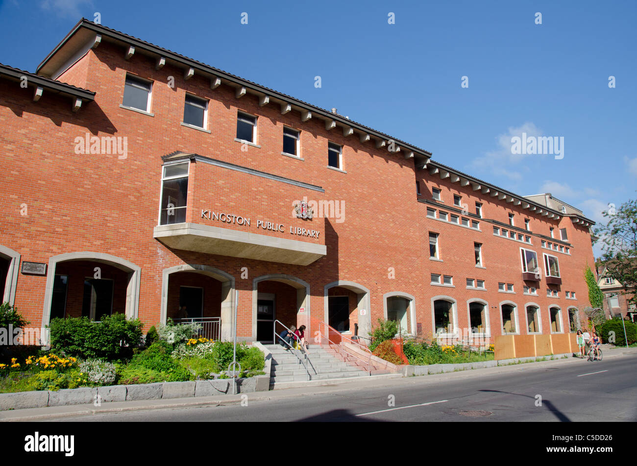 Kingston Ontario, Kanada. Kingston Public Library. Stockfoto