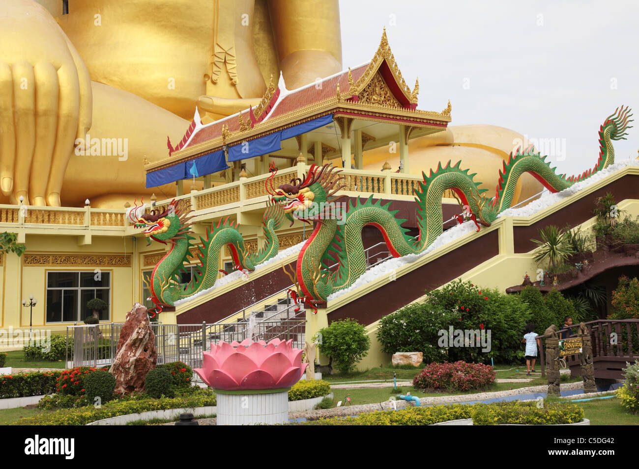 Big Buddha im Tempel Wat Muang, Ang Thong, Zentral-Thailand Stockfoto