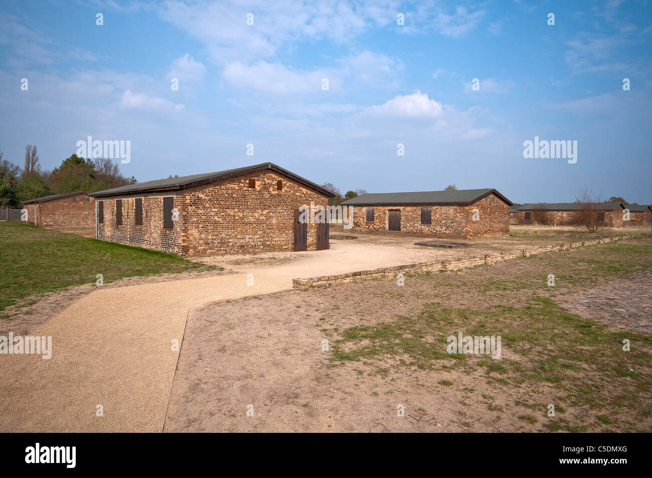 Konzentrationslager Sachsenhausen Museum befindet sich 35km nördlich von Berlin, Deutschland Stockfoto