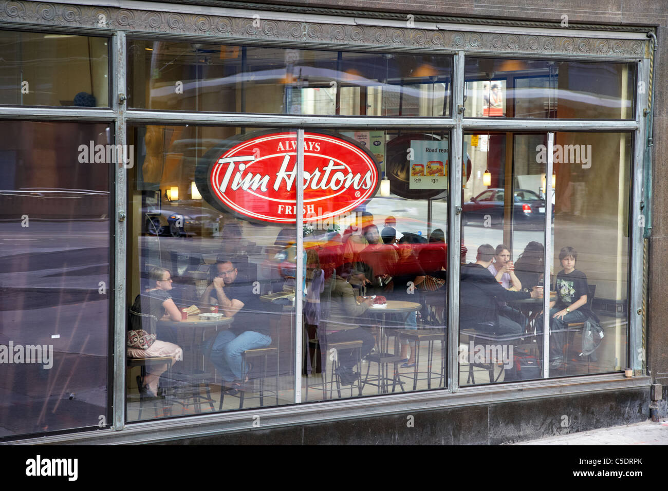 Tim Hortons Ecke Café Toronto Ontario Kanada Stockfoto