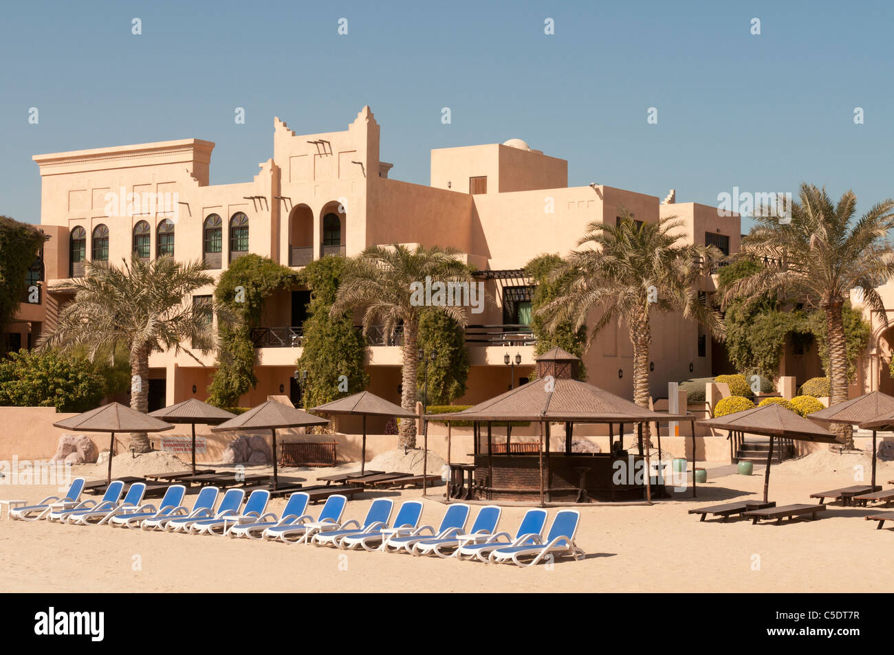 Elk204-1235 Bahrain, Manama, Sofitel Hotel mit Strand Stockfoto