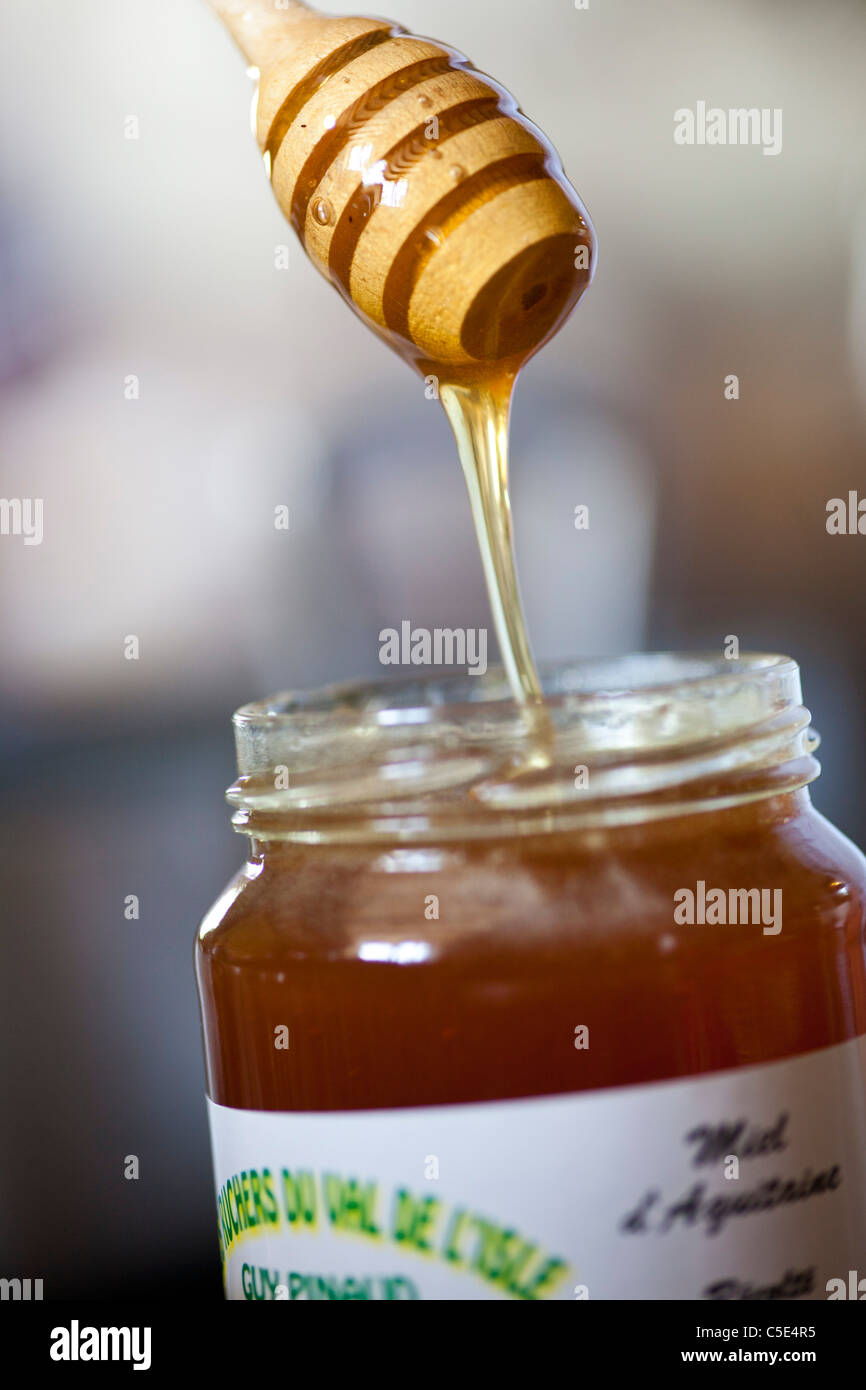 Honig aus der französischen Stockfoto