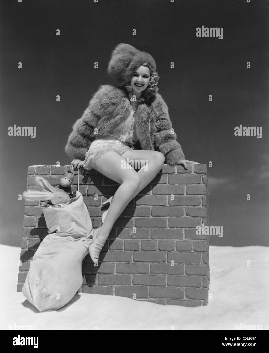 Weihnachten im Juli Stockfoto